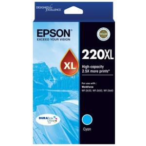 Printer Supplies - Epson Cyan 220XL Ink Cartridge