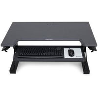 Black Sit-Stand Tabletop Workstation