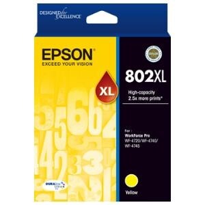 Yellow DuraBrite 802XL Ink Cartridge