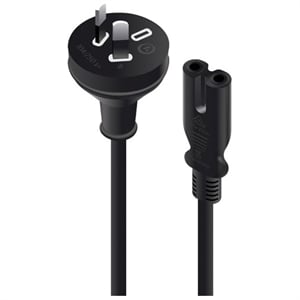 2M 2-Pin Mains Plug to IEC C7 Cable