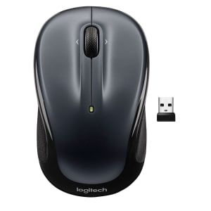 Wireless Mouse in Dark Silver