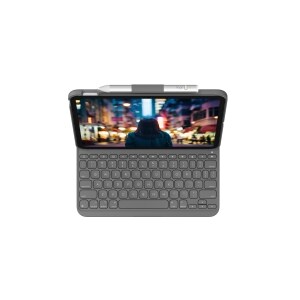 Grey Slim Folio for iPad 10th Gen
