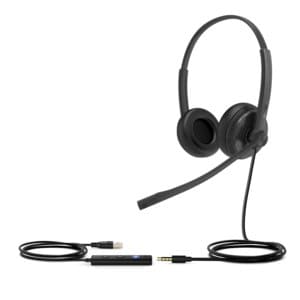 Dual Teams PC Headset/Microphone Combo, Business Edition