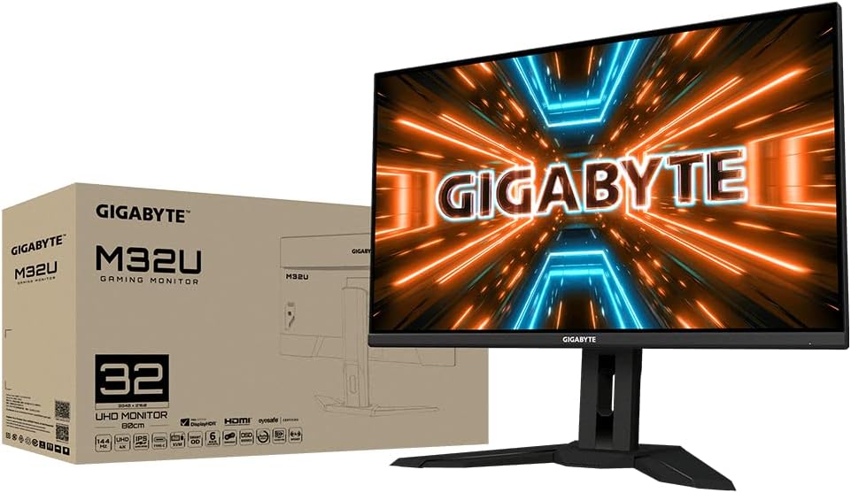 M32U 31.5" 4K 3840X2160 Uhd 1Ms 144Hz Gaming Monitor