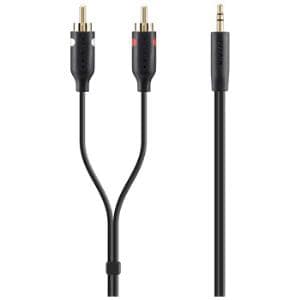 Belkin - Belkin Portable Y Audio Cable 2m - Gold Conn