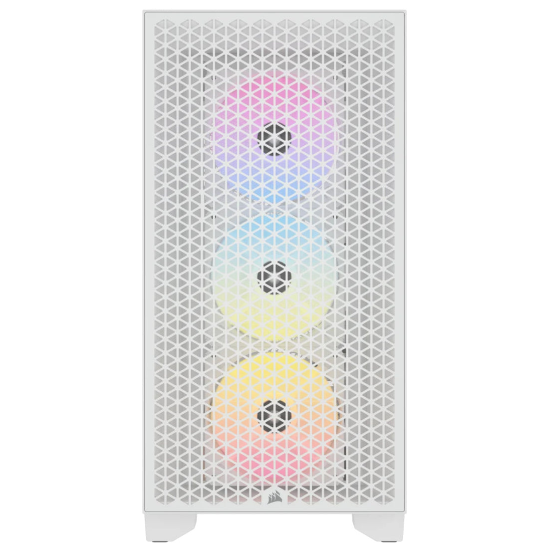 RGB Airflow Mid-Tower Case White with High-Airflow Design