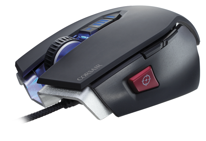 M65 RGB Ultra Wireless Gaming Mouse Backlit RGB LED Optical Silver Aluminum Black