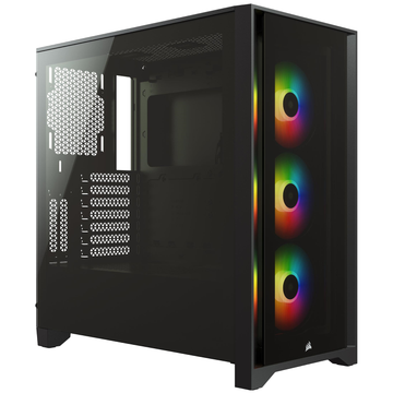 iCUE 4000X RGB Tempered Glass Mid-Tower - Black