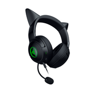 Kraken Kitty V2 Wired RGB Headset with Kitty Ears - Black