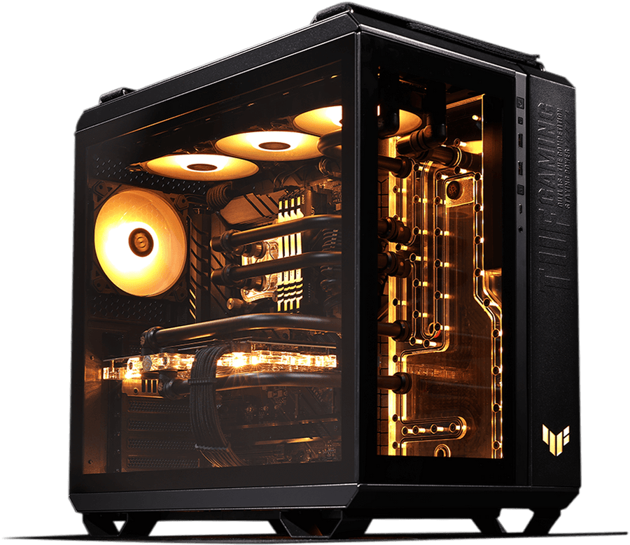 Tuf Gaming GT502 Mid-Tower Tempered Glass Case - Black