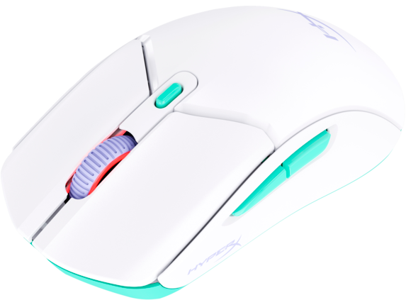 Pulsefire Haste 2 Core Wireless Gaming Mouse - White, 100 Hrs Battery, USB Charging - PC, Xbox, PS - 2.4GHz Wireless / Bluetooth 5.2
