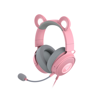 Kraken Kitty V2 Pro RGB Headset Interchangeable Ears Quartz Pack