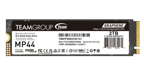 Storage - Team MP44 2TB M.2-2280 PCI-E GEN4x4 7400/6400 MB/s SSD