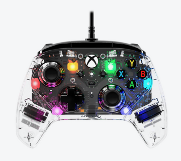 Clutch Gladiate RGB Controller for Xbox - Model Number: HyperX - Customizable RGB Lighting, Dual Rumble Motors - Xbox