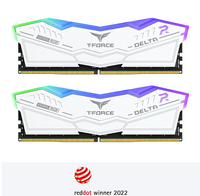 32GB (2x16GB) 5600MHz RGB DDR5 Desktop Memory White Heatsink