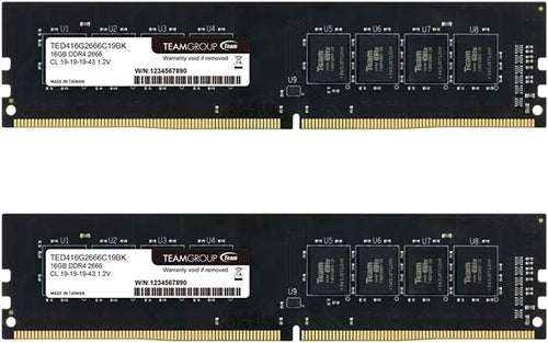 Memory (RAM) - Team UD-D4 64GB Kits (32GBx2) 3200 CL22-22-22-52 1.2V DDR4 DIMM