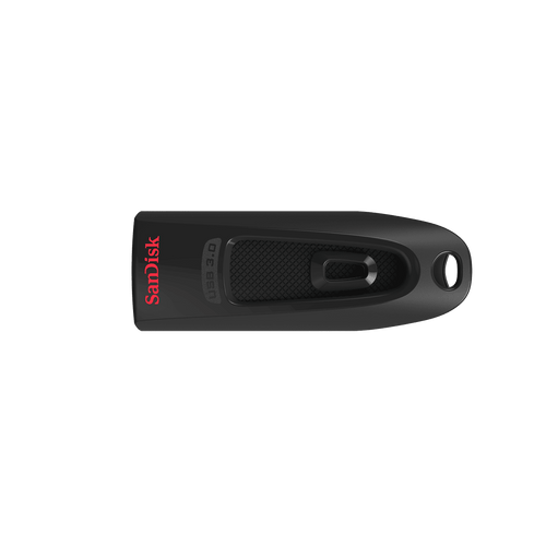 Components - Sandisk Ultra USB 3.0 CZ48 256GB Stylish Black Flash Drive