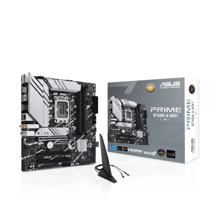 PRIME B760M-A DDR5 mATX Motherboard for Intel Socket 1700