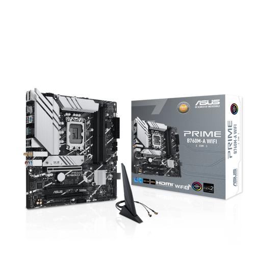 Motherboards - Asus PRIME B760M-A DDR5 mATX Motherboard for Intel Socket 1700