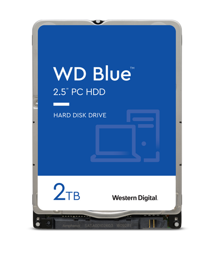 WD - Wd 2TB 2.5" SATA 128MB Cache 5400RPM HDD