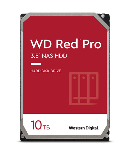 WD - Wd 10TB 3.5" SATA 256MB Cache 7200RPM NAS HDD