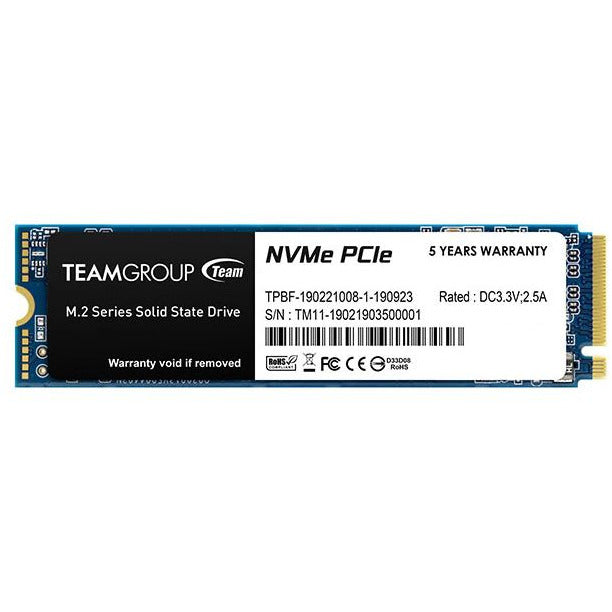 SSD 256GB PCIe 3.0x4 NVMe 1.3 MP34 R/W 3,400/1,100MB/s