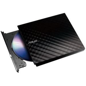 ASUS - ASUS SDRW-08D2S-U Lite 8x DVD-RW USB External Optical Drive Black