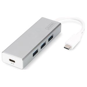 Type-C to USB3.0 3 Port Hub with Power Delivery (PD)