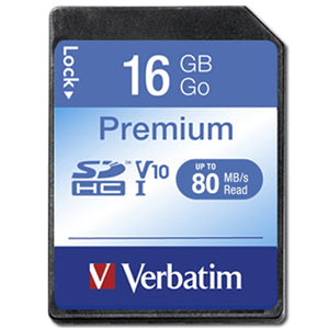 Premium SDHC Class 10 Card 16Gb