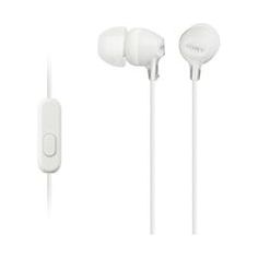 MDREX15APW In Ear Headphone w/Smart Phone Control White