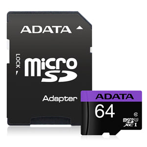 Premier microSDXC UHS-I Card with Adapter 64Gb