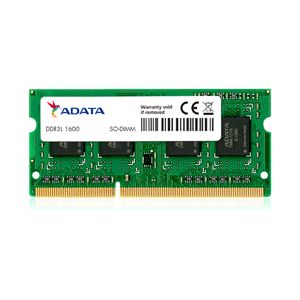 Memory (RAM) - Adata 4Gb DDR3L-1600 PC3L-12800 1.35v SODIMM