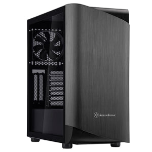 SilverStone - SilverStone SEA1Tb-G SETA ATX Black MidTower Case with Tempered Glass