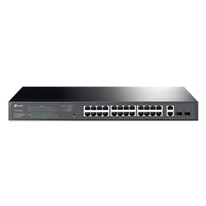 Tp-link - TP-Link SG1428PE 24 Port Gigabit POE+ Easy Smart Rackmount Switch