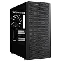 SEH1B-G SETA ATX Black MidTower Case with Tempered Glass