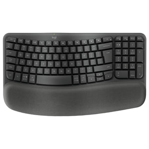 Wave Keys Wireless Ergo Keyboard - Black