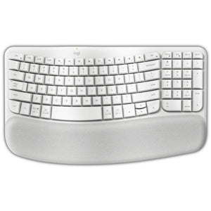 Wave Keys Wireless Ergo Keyboard - White