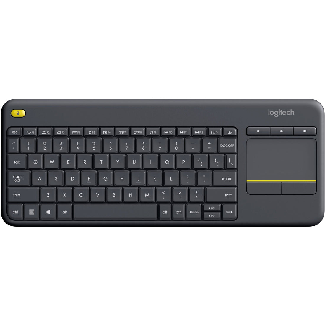 K400 PL Wireless Touch Keyboard Black