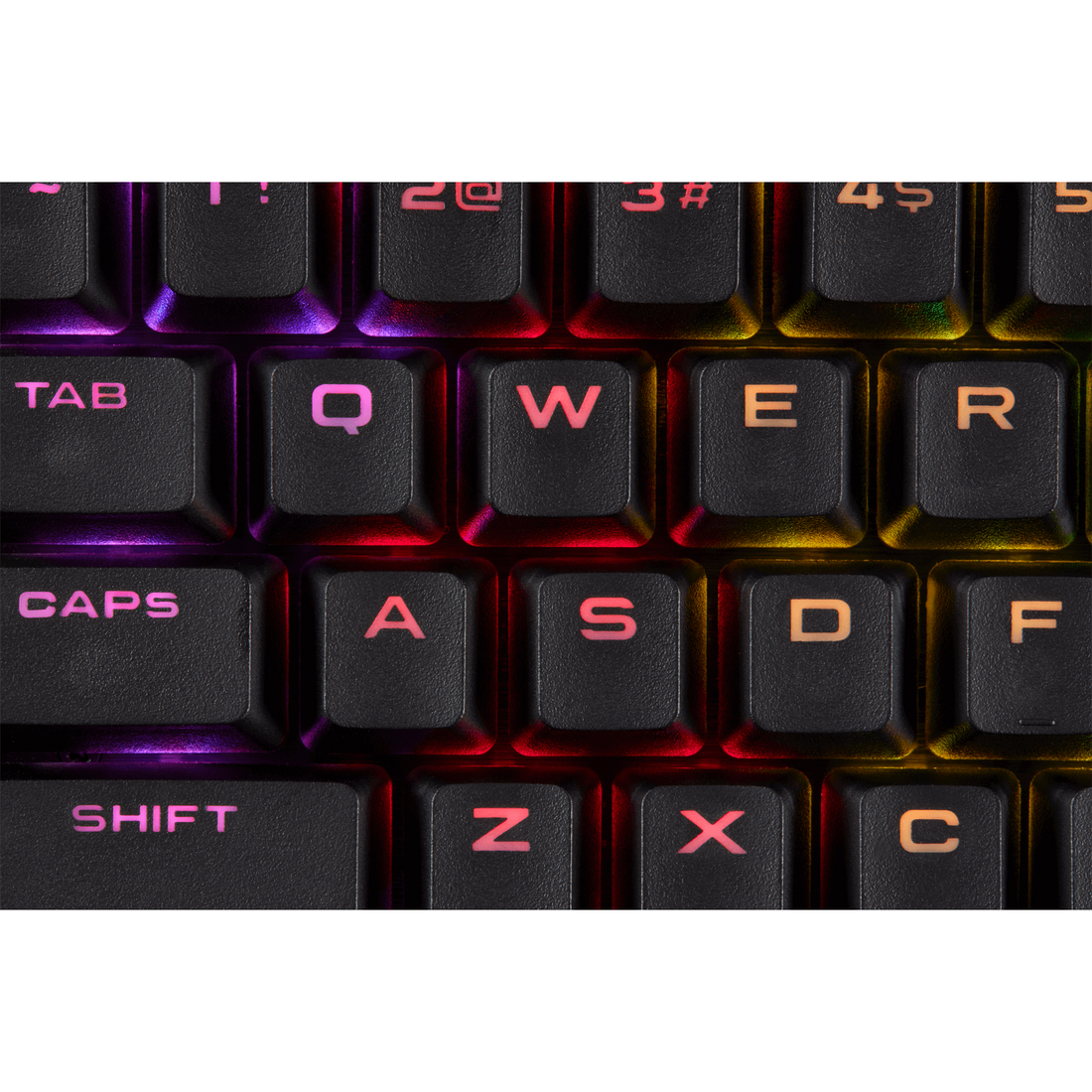 PBT Double-Shot Gaming Keycaps - Black