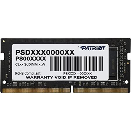 Computer Memory (RAM) - Patriot Memory 32GB 3200MHz DDR4 Non-ECC CL22 SODIMM