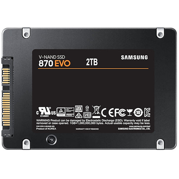 2TB SSD 870 Evo 2.5in SATA III