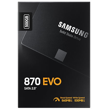 500GB SSD 870 Evo 2.5in SATA III