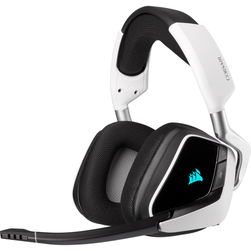 Gaming Headsets & Headphones - Corsair Void RGB Elite Wireless Gaming Headset with 7.1 Surround Sound - White