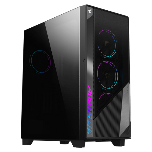 Desktop Cases - Gigabyte Aorus AC500 Glass Chassis E-ATX Mid-Tower PC Case