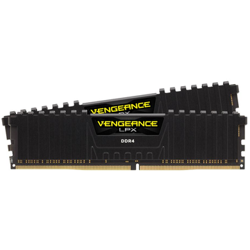 16GB DDR4 3200MHz Vengeance LPX Black Heat Spreader