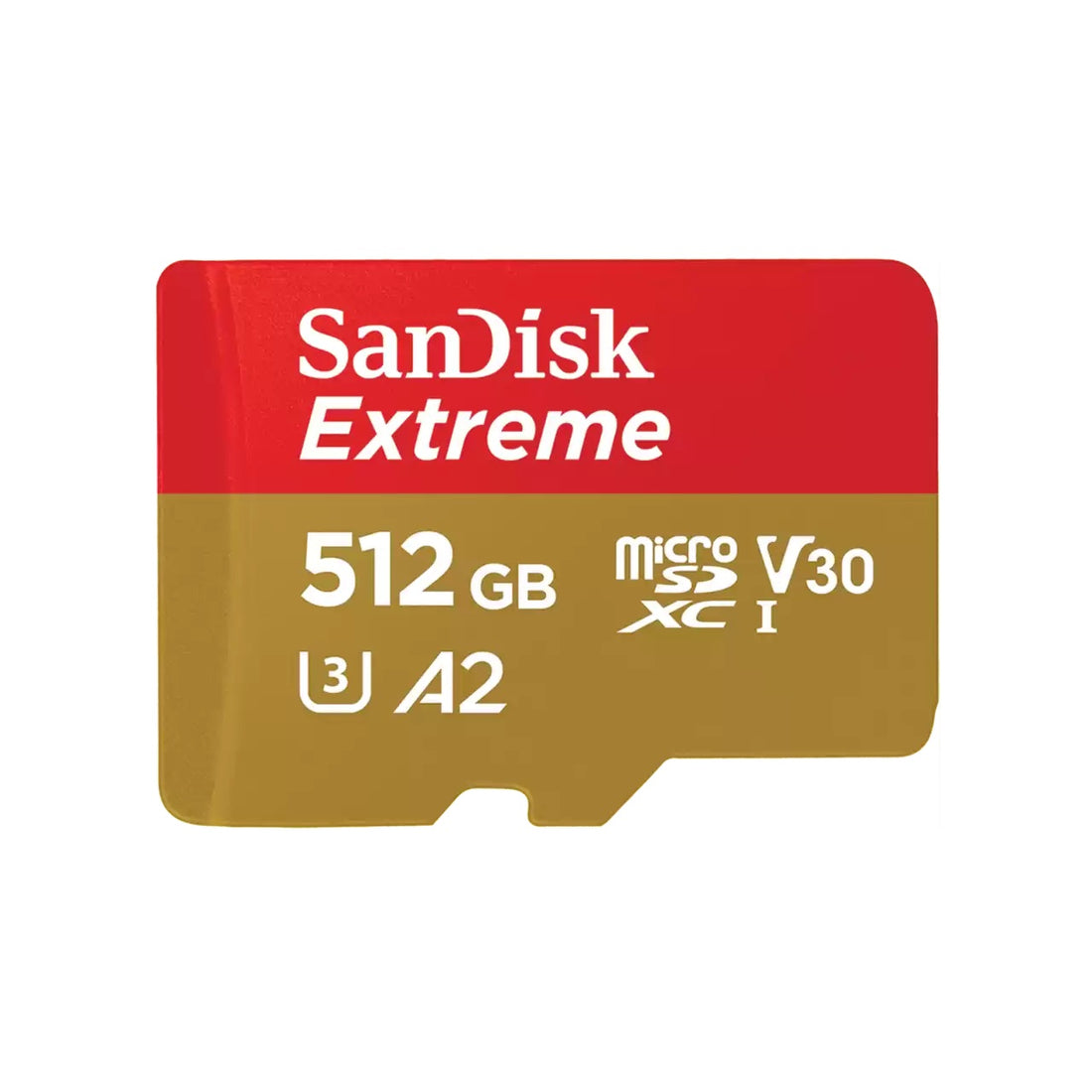 Extreme 512GB MicroSDXC UHS-I 190MB/s R 130MB/s W 4X6 SD Adapter