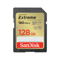 Extreme SDXC 128GB U3 C10 UHS-I 180MB/s R 90MB/s W