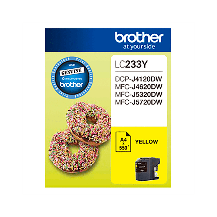 Yellow 500 Pages Ink Cartridge LC233Y