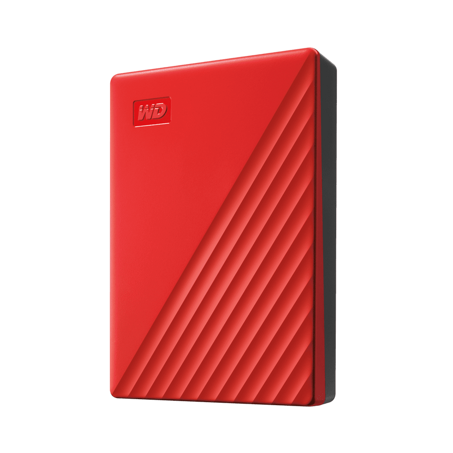 My Passport 4TB External HDD, Red