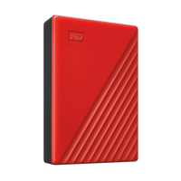 My Passport 4TB External HDD, Red